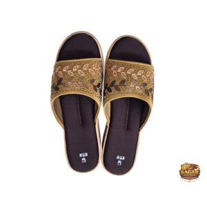 woman-brown-slipper