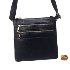 women-black-multi-pocket-sling-bag